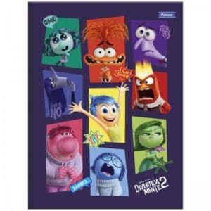 Caderno Brochura Divertida Mente 2 1 Matéria 80 Folhas - Foroni - Imagem 5