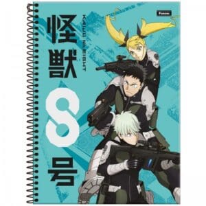 Caderno Universitário Kaiju No.Eight 1 Matéria 80 Folhas - Foroni - Imagem 4