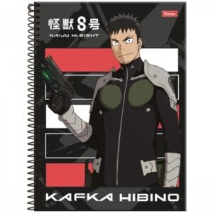 Caderno Universitário Kaiju No.Eight 1 Matéria 80 Folhas - Foroni - Imagem 3