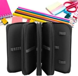 Estojo Juvenil 4 Zíperes 26x19x8cm - Yepp - Imagem 2