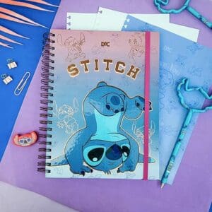 Caderno Universitário Smart 80 Folhas 10 Divisórias Stitch - DAC - Imagem 5