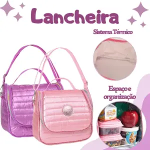 Lancheira Juvenil Feminina Matelasse em Poliéster - Yepp - Imagem 2