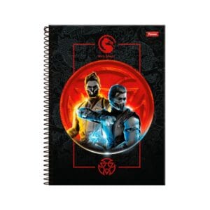 Caderno Universitário Mortal Kombat 1 Matéria 80 Folhas - Foroni