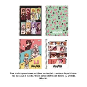 Caderno Universitário Toilet-Bound Hanako-Kun 1 Matéria 80 Folhas - Foroni - Imagem 2