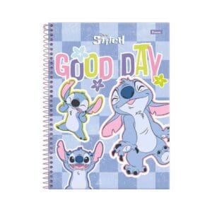 Caderno Universitário Stitch 1 Matéria 80 Folhas - Foroni - Imagem 5