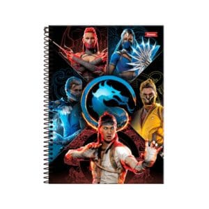 Caderno Universitário Mortal Kombat 1 Matéria 80 Folhas - Foroni - Imagem 3