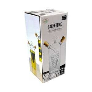 Galheteiro Duplo De Vidro Interno 60ML Externo 320ML - Cosy - Imagem 4