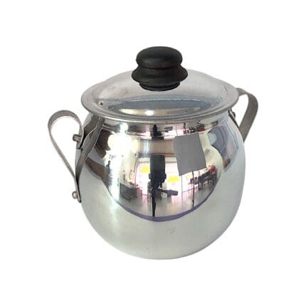 Açucareiro De Alumínio Polido