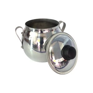 Açucareiro De Alumínio Polido - Imagem 2