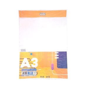 Pacote de Folha de Desenho/Pintura 120g/m² A3 - Nova Cadernos