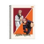 Caderno Universitário Jujutsu Kaisen 1 Matéria 80 Folhas - Foroni