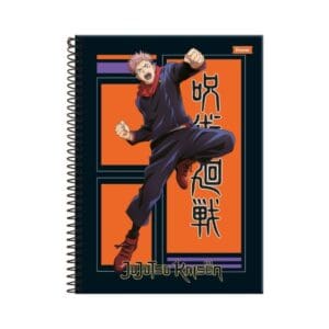 Caderno Universitário Jujutsu Kaisen 1 Matéria 80 Folhas - Foroni - Imagem 4