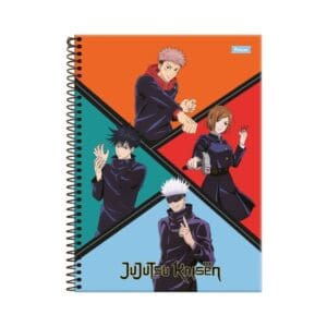 Caderno Universitário Jujutsu Kaisen 1 Matéria 80 Folhas - Foroni - Imagem 5