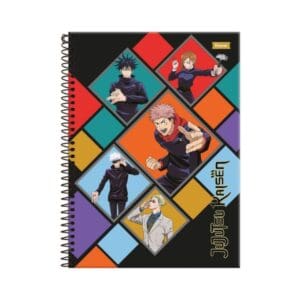 Caderno Universitário Jujutsu Kaisen 1 Matéria 80 Folhas - Foroni - Imagem 6