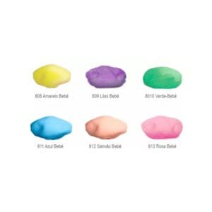 Massinha de Modelar Baby Colors 6 Unidades 90g - Acrilex - Imagem 3