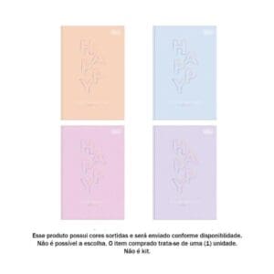 Caderno Brochura Pequeno 1/4 Happy 80 Folhas - Tilibra - Imagem 2