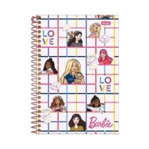 Caderno Espiral 1/4 Barbie 80 Folhas - Foroni - Imagem 5
