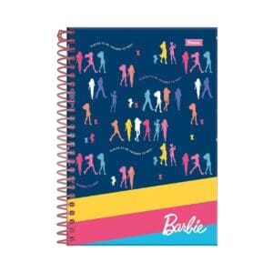 Caderno Espiral 1/4 Barbie 80 Folhas - Foroni - Imagem 3
