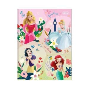 Caderno Brochura Princesas Disney 80 Folhas - Tilibra - Imagem 4