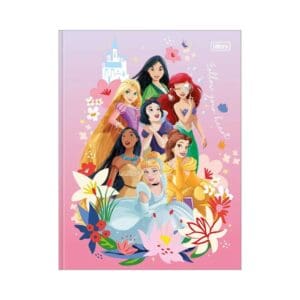 Caderno Brochura Princesas Disney 80 Folhas - Tilibra - Imagem 3