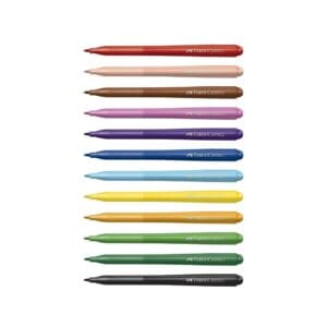Canetinha Vai e Vem 12 Cores - Faber Castell - Imagem 2