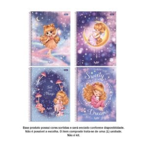 Caderno Espiral 1/4 Judy 80 Folhas - Foroni - Imagem 2
