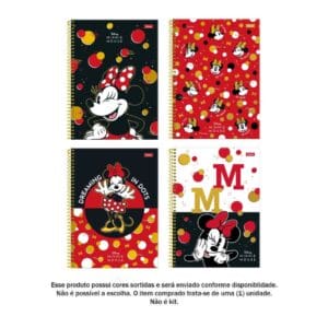 Caderno Espiral 1/4 Minnie 80 Folhas - Foroni - Imagem 2