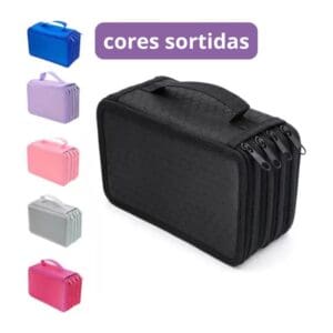 Estojo Juvenil 4 Zíperes 26x19x8cm - Yepp - Imagem 5