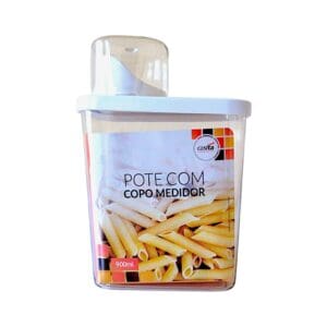 Pote com Copo Medidor 900ml - Casíta