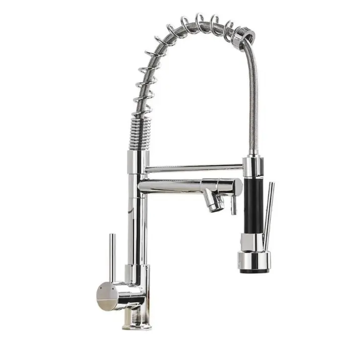 Torneira Premium Com Ducha Extensível Para Cozinha De Mesa - Startools - Imagem 1