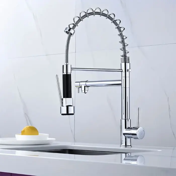 Torneira Premium Com Ducha Extensível Para Cozinha De Mesa - Startools - Imagem 2