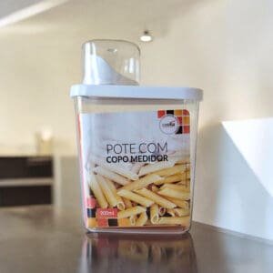 Pote com Copo Medidor 900ml - Casíta - Imagem 2