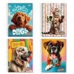 Caderno Espiral Universitário 1 Matéria 80 Folhas Clube Colegial - Nova Cadernos