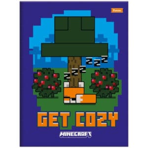 Caderno Brochura Minecreft 1 Matéria 80 Folhas - Foroni - Imagem 4