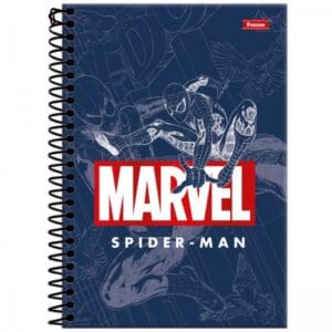 Caderno Espiral 1/4 Marvel Comics 80 Folhas - Foroni