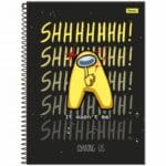 Caderno Universitário Among Us 1 Matéria 80 Folhas - Foroni