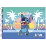 Caderno Cartografia e Desenho Stitch 80 Folhas - Foroni