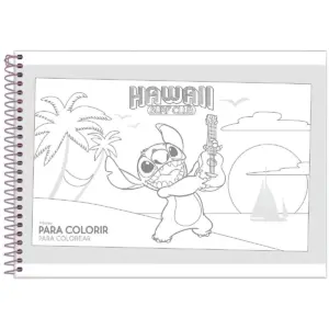 Caderno Cartografia e Desenho Stitch 80 Folhas - Foroni - Imagem 3
