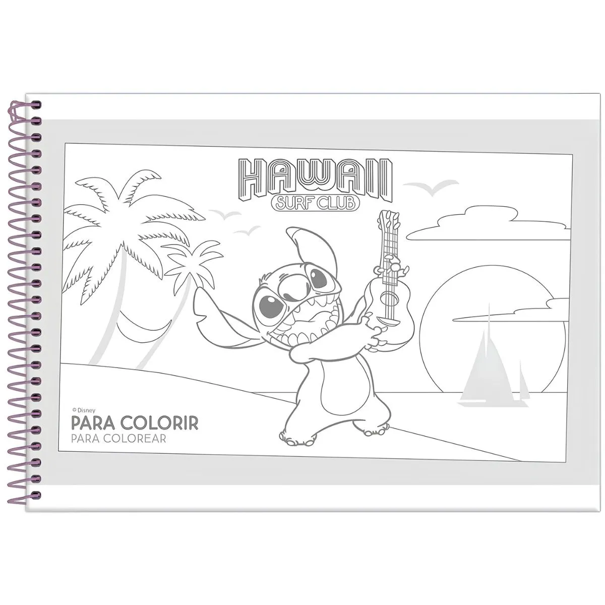 Caderno Cartografia e Desenho Stitch 80 Folhas - Foroni - Imagem 3