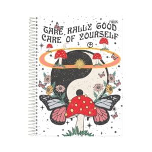 Caderno Espiral Universitário 1 Matéria 80 Folhas Be Kind - Nova Cadernos - Imagem 10