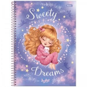 Caderno Espiral 1/4 Judy 80 Folhas - Foroni