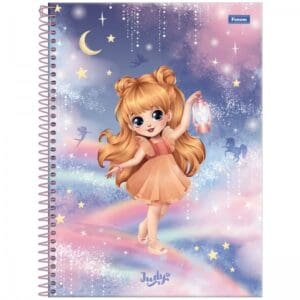 Caderno Espiral 1/4 Judy 80 Folhas - Foroni - Imagem 5