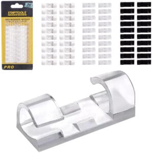 Organizador Adesivo De Fios E Cabos 20 Peças - Startools