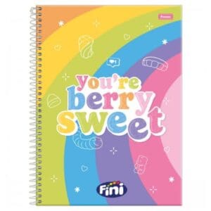 Caderno Universitário Fini 1 Matéria 80 Folhas - Foroni - Imagem 3