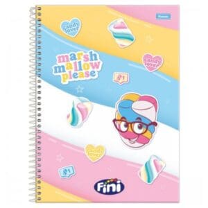 Caderno Universitário Fini 1 Matéria 80 Folhas - Foroni