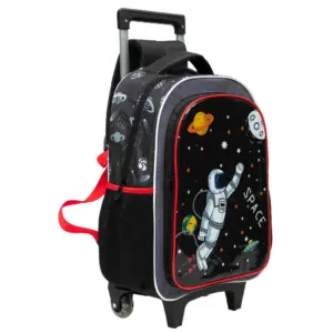 Mochila de Rodinha Infantil Masculina Astronauta - Yepp Kids - Imagem 2