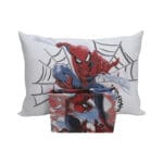 Jogo de Cama Solteiro 2 Peças de Malha 1 Lençol e 1 Fronha Marvel Homem-Aranha - Portallar
