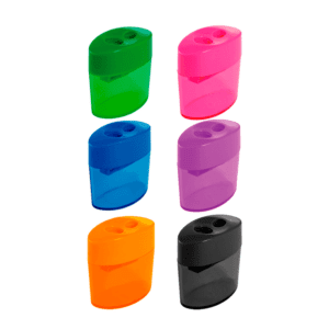 Apontador Duplo Oval com Depósito - Leo&Leo - Imagem 3