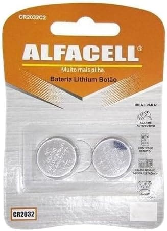 41DE9wwbW3L._AC_ Bateria Lithium Botão 3V. CR2032 Cartela Com 2 Unidades - Imagem 1