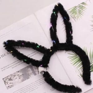 Tiara de Coelho com LED Ref. Q21145 com 1 Unidade 16x26cm Sortido - Festa - Imagem 2